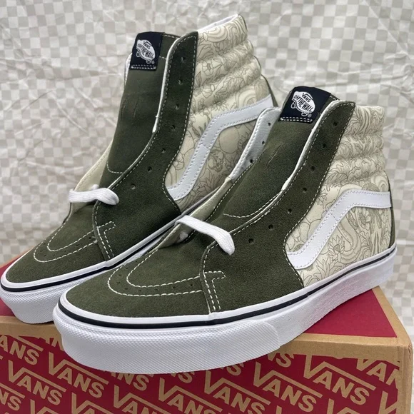 Vans Men’s Sk8-Hi
Desert Skulis Grape Leaf/ VN0A32QGRQV Sneakers - Picture 6 of 16